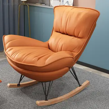 Креативное Минималистичное кресло Nordic Lounge, Современные Офисные кресла, Кожаная мебель для квартиры El Hogar