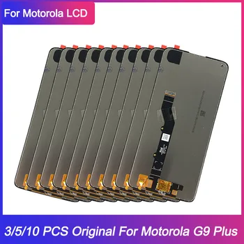 3/5/10 Шт. Оригинал для Motorola Moto G9 PlUS ЖК-дисплей xt2087 с сенсорным экраном и цифровым преобразователем в сборе для экрана moto g9 plus
