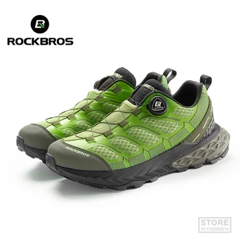 Спортивная обувь ROCKBROS, Мужская велосипедная обувь для активного отдыха, Мягкая дышащая обувь, женская обувь для пеших прогулок, скалолазания, кемпинга, нескользящие кроссовки