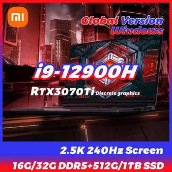 Ноутбук Xiaomi Redmi G Pro Gaming Book 2022 Intel i9-12900H RTX3070Ti 16G/32G + 512G/1 ТБ SSD 2,5K 240 Гц Игровой Ноутбук ПК По Индивидуальному заказу