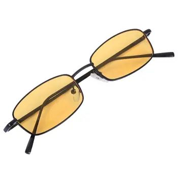 Винтажные солнцезащитные очки Женские Мужские Прямоугольные очки Маленькие солнцезащитные очки в стиле ретро Женские S8004