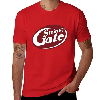 Steins; Gate - футболка с интеллектуальным напитком, одежда из аниме, футболка оверсайз, дизайнерская футболка для мужчин
