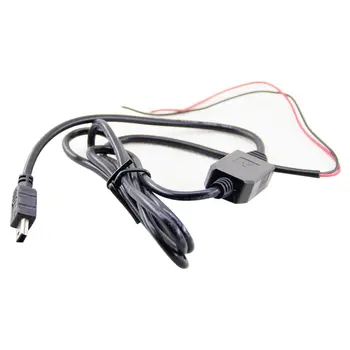 Оптовая продажа с прямой или угловой головкой длиной 1 м (слева) Micro USB постоянного тока для автомобиля с преобразователем мощности в автомобиль ~