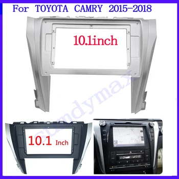 2Din 10,1-дюймовый автомобильный радиоприемник DVD GPS mp5 Пластиковая рамка панели управления для TOYOTA Camry 2015 2016 2017 2018 Комплект для крепления на приборной панели