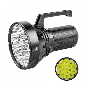 Тактический фонарь SR16 55000 люмен CREE XHP50.3 HI LED, супер яркий прожектор, перезаряжаемый фонарь для охоты