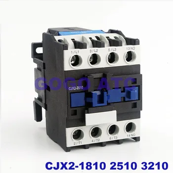 Контактор переменного тока CJX2-1810 2510 3210 1210 0910 одиночное трехфазное напряжение катушки модуля ПЛК 380 В 36 В 24 В 220 В Нормально открытое/закрытое