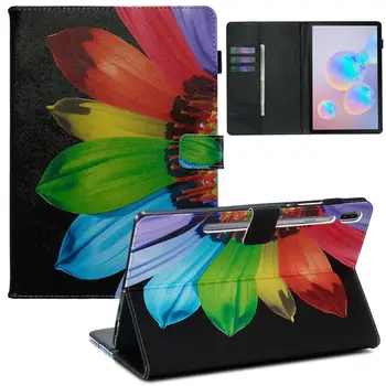 Чехол для планшета с Цветочной Совой Для Samsung Galaxy Tab S6 10,5 SM-T860 SM-T865 Кожаный Чехол Для Galaxy Tab S6 10,5 Дюймов Со Стилусом