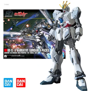Bandai Original HGUC 1/144 Gundam Narrative A Packs аниме Фигурка в сборе Модельный комплект Робот Коллекционирующий Игрушку для хобби
