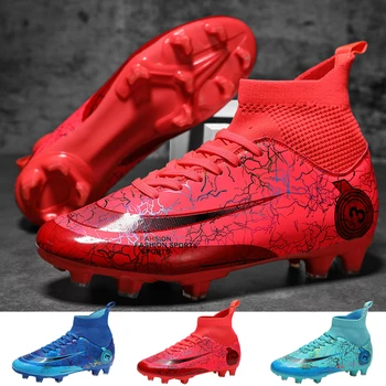Оригинальные мужские футбольные бутсы с дышащим покрытием Футбольные бутсы Профессиональные Футбольные бутсы Высококачественная Тренировочная Спортивная обувь 2023