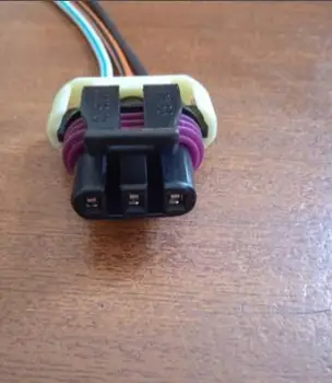 3-контактный автомобильный датчик Водонепроницаемый штекерный разъем с кабелем жгута проводов