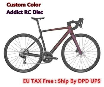 47 49 52 54 56 см Addict RC Disc Полностью карбоновый дорожный велосипед В комплекте с велосипедом 105 R7020 Groupset 50 мм Колесная пара CX9 Дисковые ступицы