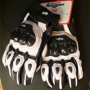 Мотоциклетные Кожаные перчатки Furygan AFS 6 с защитными перчатками, сертифицированными CE, Перчатки для мотокросса, перчатки для гонок, перчатки для верховой езды, черные