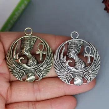 3 шт./лот Подвеска-шарм египетской королевы Нефертити для ожерелья 