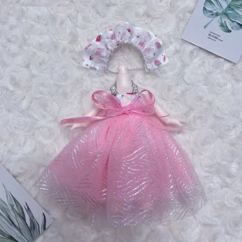 17 см Кукольная Одежда BJD для кукол Мини-принцессы, Игрушки, Подарок Для девочек от 6 до 10 Лет, Аксессуары для Кукольного Домика, игрушки для девочек, подарок на день рождения
