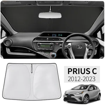 Для Toyota PriusC Автомобильный солнцезащитный козырек Зонт Автомобильный Солнцезащитный козырек Защитный зонтик Летнее Солнце Аксессуары для защиты лобового стекла в салоне