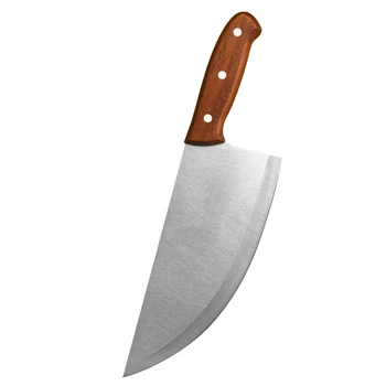 Xyj 8-дюймовый нож шеф-повара из нержавеющей стали для нарезки мясных продуктов, овощерезка с деревянной ручкой, Китайская кухонная овощерезка, инструмент для приготовления пищи