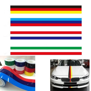 Персонализированная автомобильная наклейка для BMW, Цветная наклейка с национальным флагом Германии, Италии, Франции, виниловая наклейка на кузов, наклейки для стайлинга автомобилей