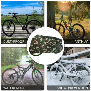 XL Пылезащитный чехол для велосипеда, мотоцикла, водонепроницаемый наружный дождевик, УФ-защита для мотоцикла, аксессуары для кемпинга