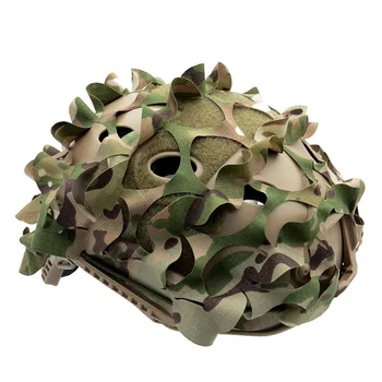 Тактический БЫСТРЫЙ чехол для шлема 3D Камуфляж Airsoft Paintball Military Army Wargame Gear Ткань для CS Охотничьи Аксессуары для Страйкбола