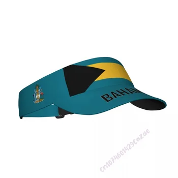 Солнцезащитная кепка с козырьком под флаг Багамских Островов, Регулируемые дышащие солнцезащитные шляпы Унисекс для пляжного гольфа, тенниса на открытом воздухе