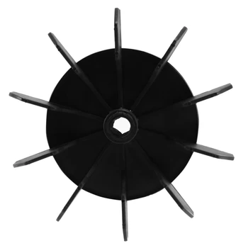 Сменная лопасть вентилятора двигателя воздушного компрессора диаметром 0,5 дюйма с 10 крыльчатками черного цвета