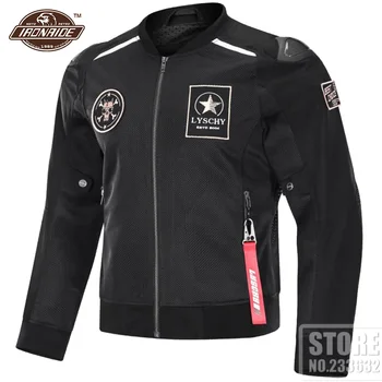 Роскошная летняя мотоциклетная куртка, мужская куртка для верховой езды с дышащей сеткой, куртка для мотобайкера, куртка для верховой езды, защита от падения, куртка для мотокросса
