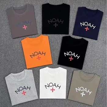 2023 Новые футболки Noah Для мужчин, женщин, пар, Универсальная модная хлопковая футболка с коротким рукавом