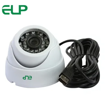 2-Мегапиксельная купольная USB видеокамера Full HD 1080P IR Cut IR Led Дневного и ночного видения пластиковый купольный корпус внутренняя USB-камера безопасности
