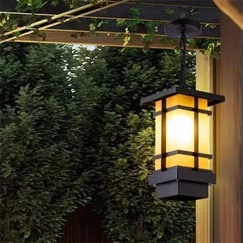Классический подвесной светильник TEMAR, уличная Ретро светодиодная лампа, водонепроницаемая для украшения коридора Дома