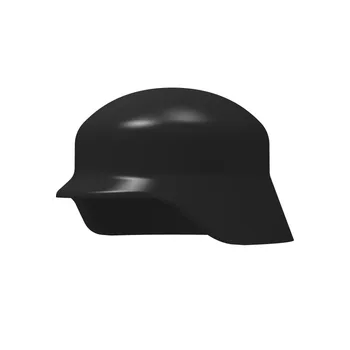 MOC 10 шт., военный шлем немецкого солдата, Набор строительных блоков, Кирпичи, Аксессуары для шляпы для волос, Частичная игрушка для детей, подарок для детей