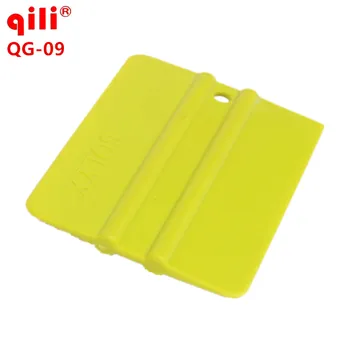 Qili QG-09 Инструменты для упаковки пластиковых автомобильных виниловых наклеек зеленого цвета Телескопический Скребок Квадратный Ракель Мини-Размера
