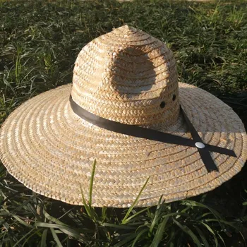 Летняя женская натуральная широкополая шляпа из пшеничной соломы с лентой, шляпа-дерби, пляжная шляпа от солнца, кепка
