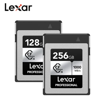 Lexar Профессиональная Карта памяти CFexpress Type B со скоростью чтения до 1000 Мбит/с необработанного видео 4K Серии SILVER 128 ГБ 256 ГБ CF express для Камеры