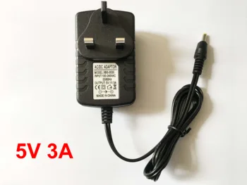 1ШТ 5V 3A Высококачественный источник переменного тока 100V-240V постоянного тока 5V 3000mA Адаптер питания Orange Pi для питания в постоянный ток для Orange Pi UK plug 4.0 мм