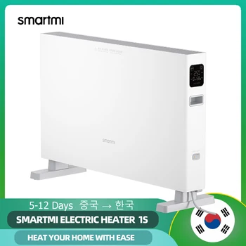 Глобальная версия Smartmi Electric Heater 1S 2200W Высокомощный Конвекционный Обогреватель С Большим Сенсорным Экраном IPX4 Водонепроницаемость С Mijia