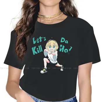 Женские футболки Kill Da Ho Pikamee Grunge Винтажная Женская одежда Хлопчатобумажный рисунок С коротким рукавом