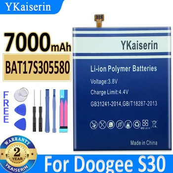 YKaiserin Аккумулятор 7000mAh BAT17M15580/BAT17S605580 Сменный Аккумулятор Для DOOGEE S60 Batterij Battery + Инструменты