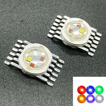 Сценическое Освещение RGBW (RGB + W + UV) 4*5 Вт 15 Вт Светодиодные лампы С Излучающими Диодами Для Сценического Освещения High Power LED 45mil Epistar LED Chip