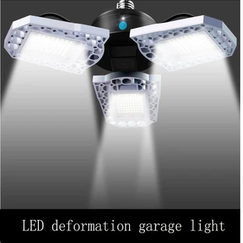 Новое Супер Яркое Промышленное Освещение E27 Led Garage Light Lamp SMD2835 Led High Bay Промышленная Лампа Для Мастерской с датчиком
