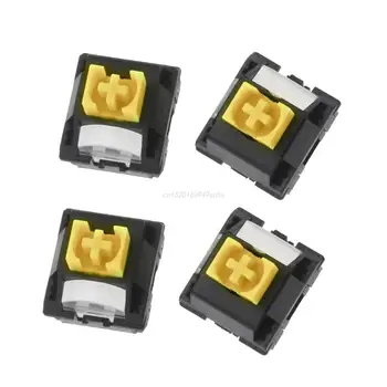 4шт RGB Желтые Осевые Переключатели для игровых Клавиатур razer Blackwidow Elite Shaft Switch для механической клавиатуры