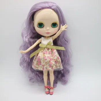 201709201 Кукла Блит в обнаженном виде, кукла с фиолетовыми волосами, фабричная кукла, подходящая для девочек