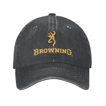 Изготовленный на заказ хлопок Браунинг пистолет, бейсбольная кепка для мужчин женщин папа шляпа дышащий открытый 
