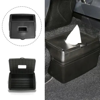 Органайзер для хранения на заднем сиденье автомобиля Чехол для салона автомобиля ABS Черный Ящик для хранения аксессуаров Выдвижной лоток Подходит для Tesla Model3