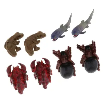 Набор из 2-х полимерных украшений для вивария с рептилиями, аквариум, пещера, орнамент для разведения рыб - Украшение своими руками, доступно 4 типа