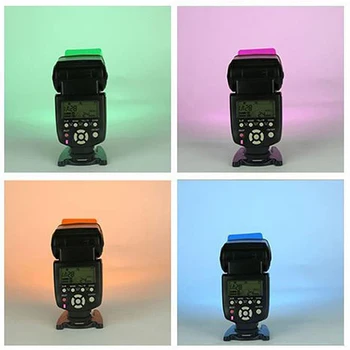 20 цветов вспышка Speedlite Цветные гели Фильтры Карты для Canon Для камеры Nikon Фотографические гели Фильтр вспышка Speedlight