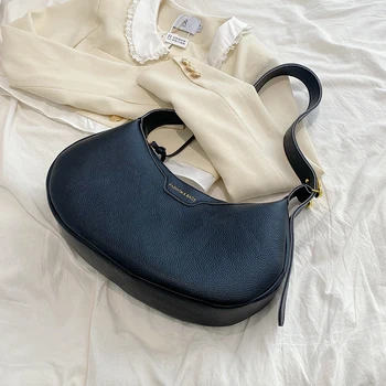 Женская сумка-хобо, модная сумка для подмышек, Роскошная женская сумка-слинг из мягкой кожи, Большая сумка, дизайнерская сумка для подмышек