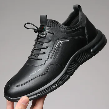 2023 Весна-Осень, Новые Мужские Модельные туфли, Модные Кроссовки Из Натуральной Кожи, Дышащие Свободно, Мужские Дизайнерские Zapatos De Hombre