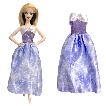 Кукла NK Official, 1 шт., солнечное летнее платье со льдом и снегом (королевское благородное вечернее платье) Для куклы Барби, аксессуары для дома, игрушка