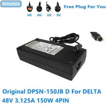 Оригинальный Адаптер Переменного Тока Зарядное Устройство Для CISCO 48V 3.125A 150W 4PIN DELTA DPSN-150JB D SG350-10MP SG300-10P SF302-08MP Источник Питания