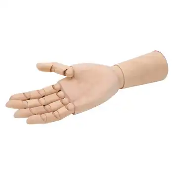 Деревянная ручная модель Манекен Фигурка руки Точные пропорции для игрушки для модели для украшения